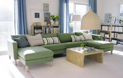  客厅沙发摆放效果图